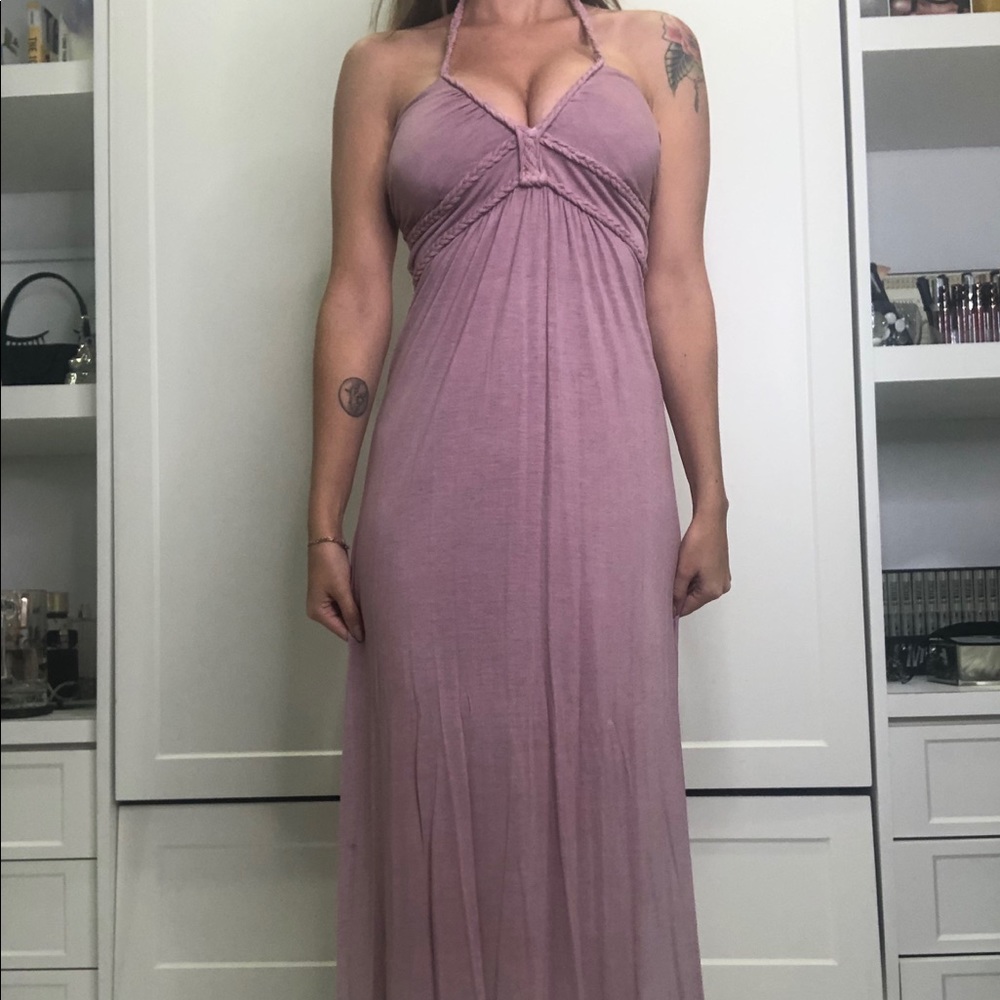 Ombré long maxi dress